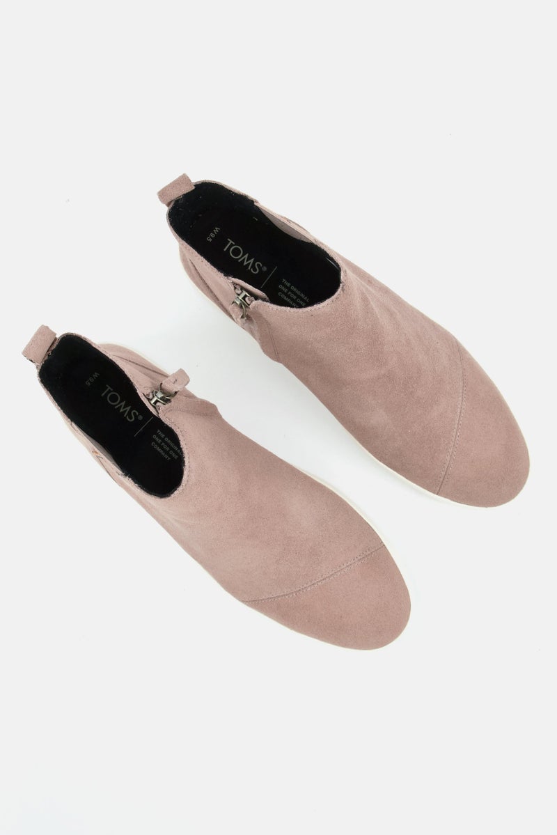 TOMS Women Jamie High Cut Zipper Closure Shoes, Tan - Image 4