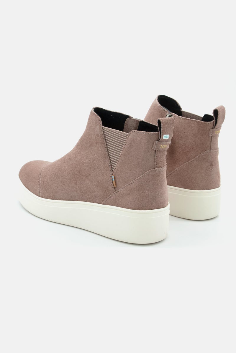 TOMS Women Jamie High Cut Zipper Closure Shoes, Tan - Image 2