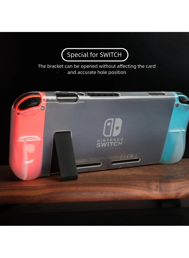 Nintendo Switch  Integrated TPU With Grip Protective Case, TPU White Tansparent Soft Cover - view 3