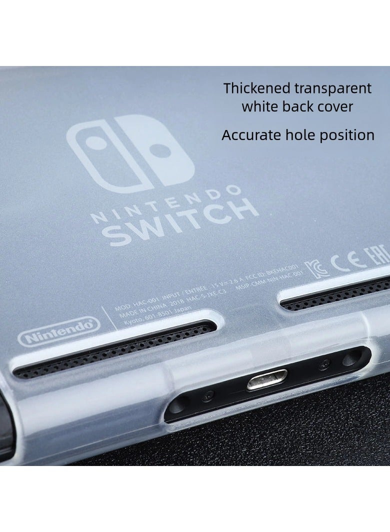 Nintendo Switch  Integrated TPU With Grip Protective Case, TPU White Tansparent Soft Cover - view 5
