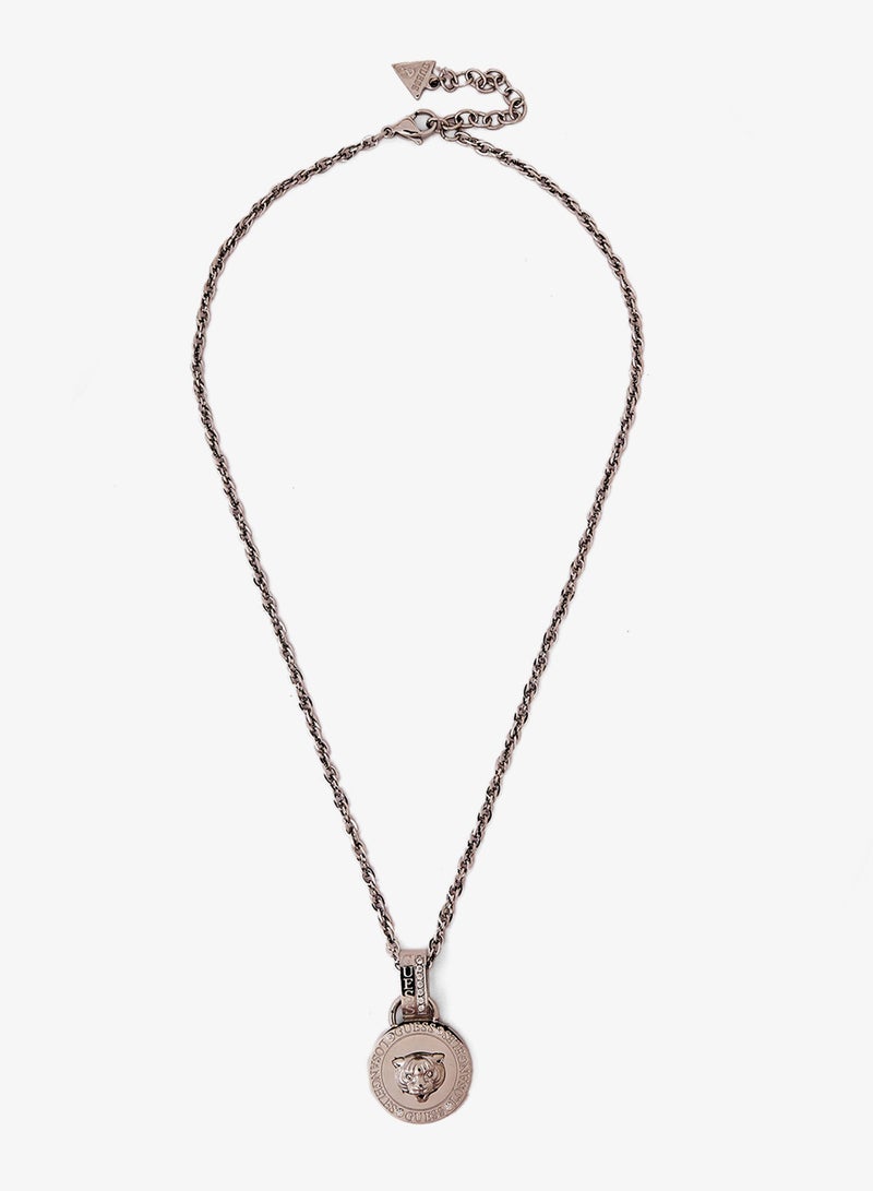 GUESS Coin Pendant Necklace - Image 1