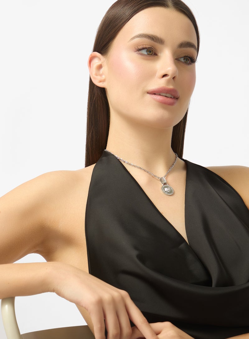 GUESS Coin Pendant Necklace - Image 5