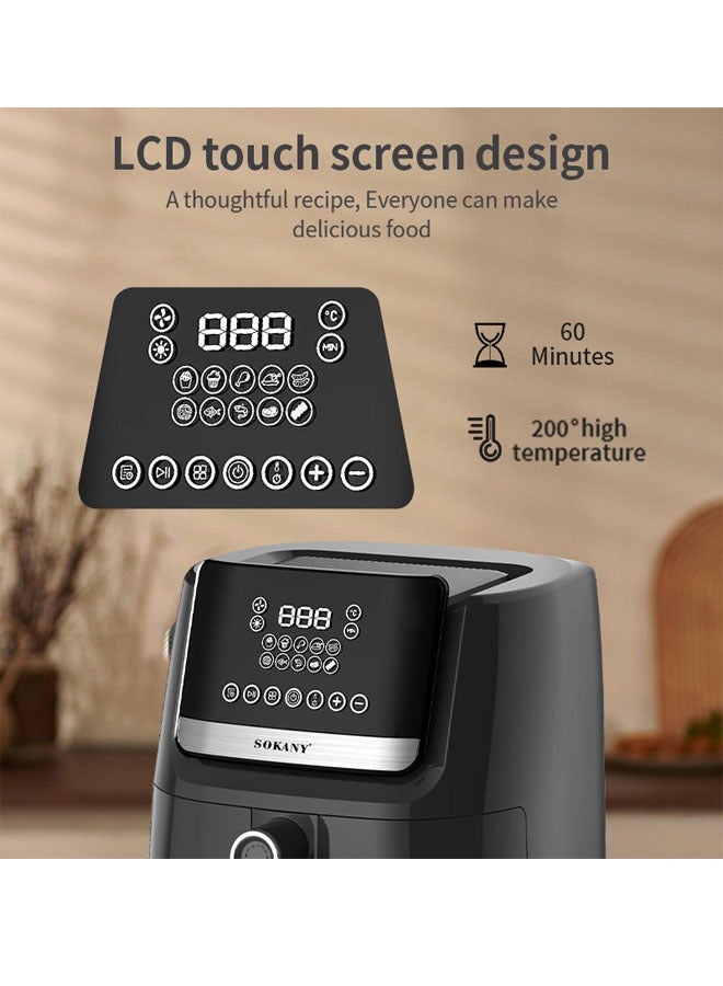 سوكاني مقلاة هوائية صحية كهربائية للقلي / الشواية / الخبز / الشواء - Image 2