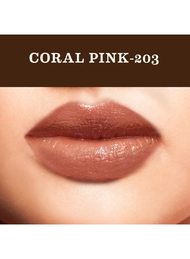 سول تري ملمع شفاه "سول تري" الأيورفيدي - لون وردي مرجاني (203)، 5 غرام - Image 2