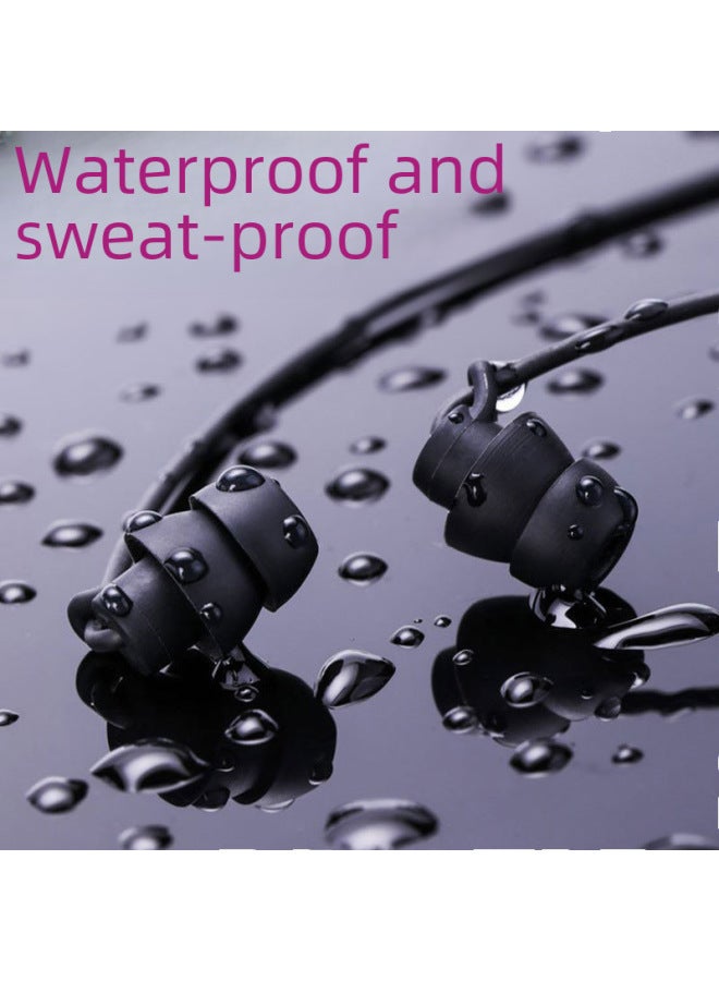 Second-generation Sleep Headphones In-ear Wired Silicone Headset Side Sleep Soundproof Non-pressure Earband Microphone Soft Silicone-Color:3.5mm White Bag  - Image 4