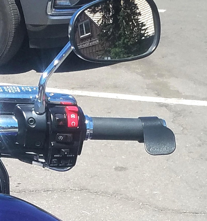 Crampbuster CB4 Black Throttle Mounted Motorcycle Cruise Assist - Image 4