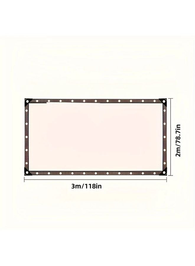 1pc Waterproof Clear PVC Tarp With Seal Ring For Patio Garden Camping Cover - Image 4