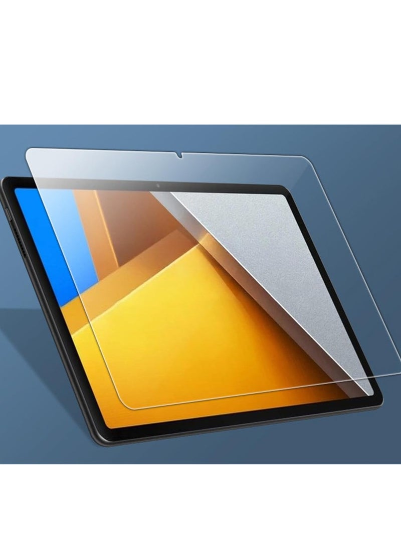 1 Pack Tempered Glass Screen Protector Transparent Compatible for Xiaomi Poco Pad 2024 12.1-inch  - Image 2