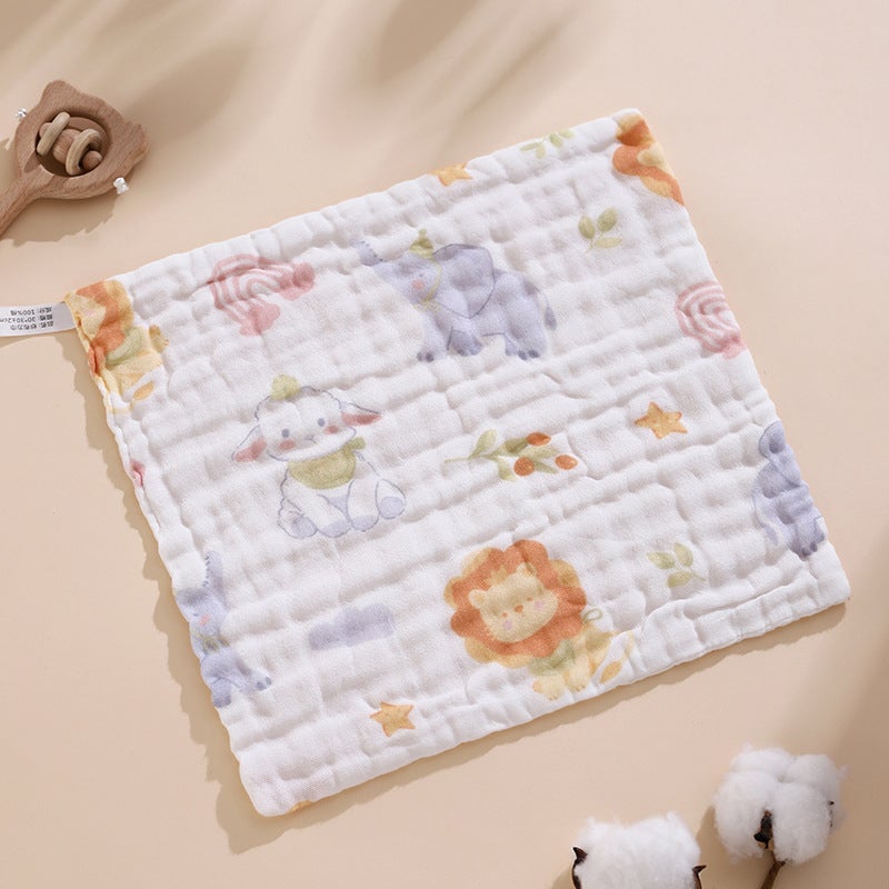 Six-Layer Pure Cotton Baby Washcloths Soft High-Density Singhara paradise 