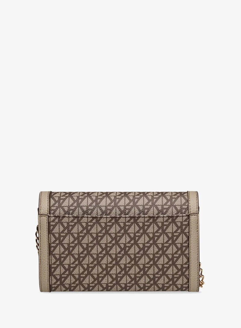 ANNE KLEIN  Anne Klein Monogram Patterned Flap Crossbody Bag for Women | Best Price UAE