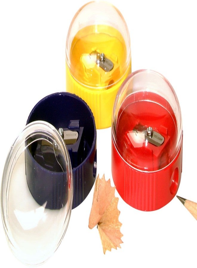 Kum 102.04.21 1-Hole Dome Shape Inner Pencil Sharpener, Colors Vary