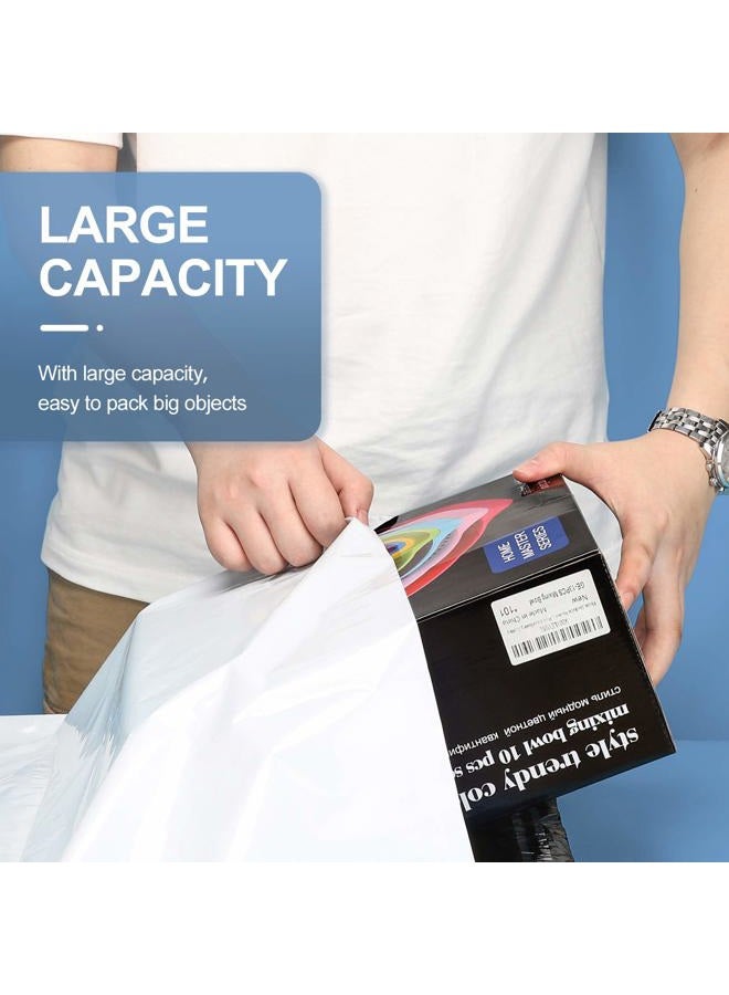 Metronic Poly Mailers 12x15.5 100 Pcs, Medium Shipping Bags for Clothing, Waterproof Mailers Poly Bags for Small Business, Shipping Envelopes Mailing Bag Package Bags Bulk in White - Image 5