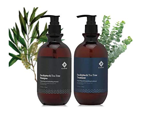 Elabore Eucalyptus  Tea Tree Shampoo  Treatment Set 1521 floz  450 ml