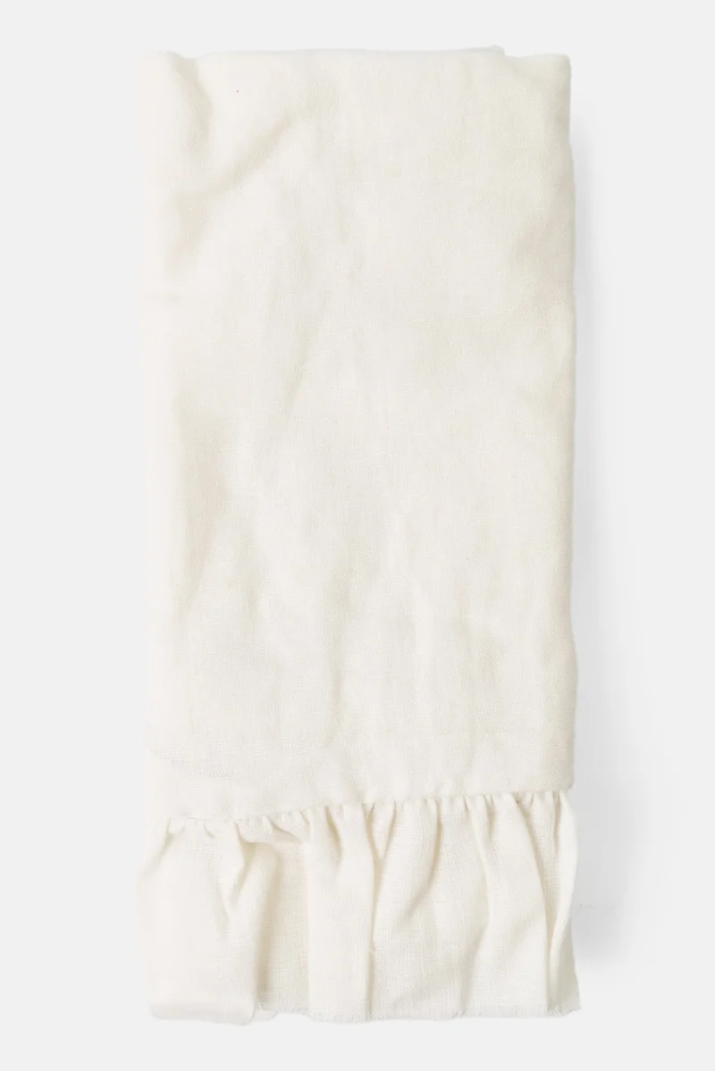 Muy Mucho Plain Cushion Cover 45 x 45 cm, White