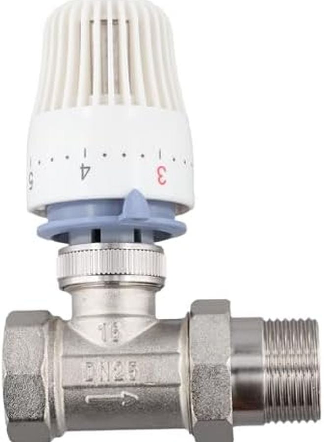 DN25 Brass Plastic Thermostatic Control Valve For Underfloor Heating Temperature Regulation - Image 5