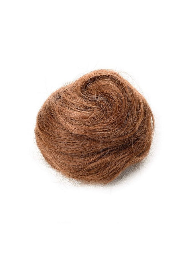 Coraline - Long Brown Wig Long Loose Curly Brunette Women Pelucas With Detachable Bun Halloween Costume Fun Braided Updo Victorain Wig (L) - Image 1