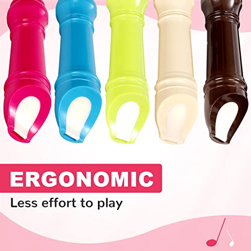 CONJURER Recorder 8 Hole ABS Clarinet German Style Treble flute C Key for Kids with Cleaning Rod, Storage Bag (Blue) - Image 4