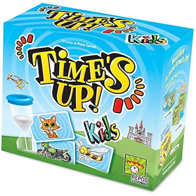 Asmodee Game Times Up Kids Repos TUK1SP01 TUK01ES  Spanish Language Version - Image 1