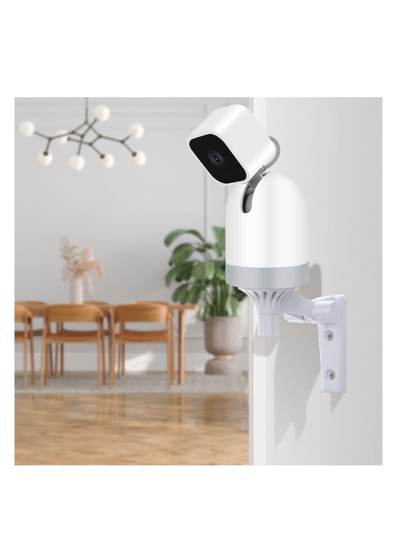 SYOSI Mini Pan-Tilt Camera, Wall Mount Compatible with Blink, Adjustable Angles Bracket 180 Degree Rotation Easy to Install, Get The Best View,Aluminum Alloy Material (NOT Included The Cam) (2 Pack) - Image 2