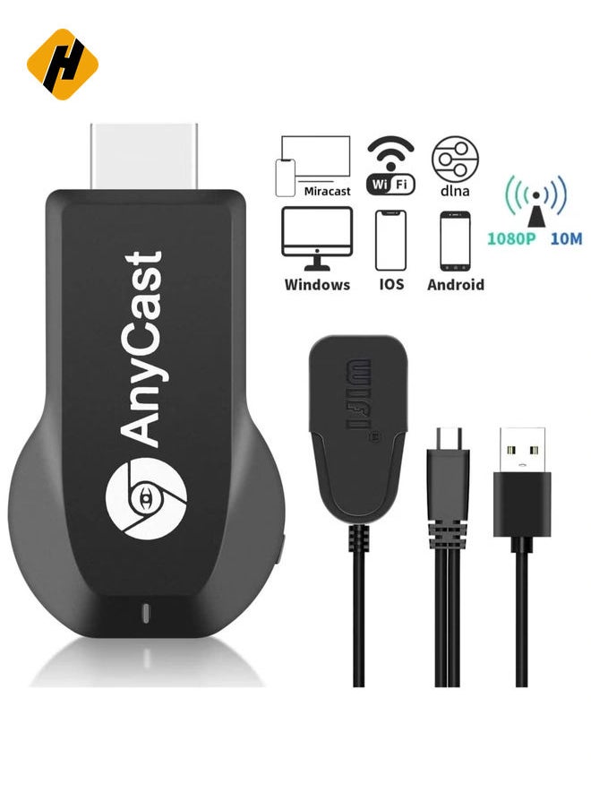 HuHa - Any-Cast HDMI WiFi 1080P Mobile Screen Mirroring Receiver Dongle to TV/Projector Receiver for Android/Mac/iOS Windows - Image 1