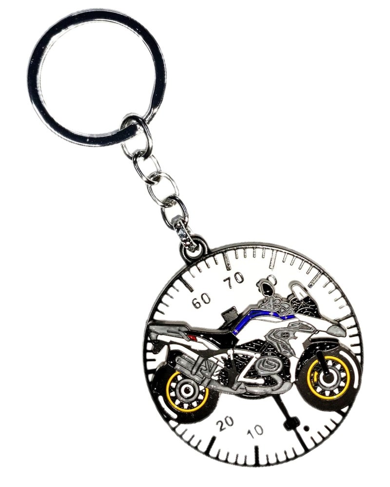 Maple Premium Leather & Metal Keychain Compatible with Royal Enfield/Bullet/Bike/Car Stylish KeyRing Hook Antique Made Like Gun for Men Women - Image 5