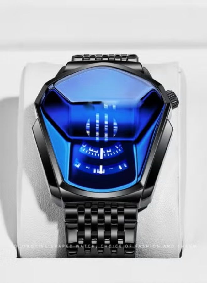 HOURSLY Men’s Stainless Steel Quartz Wrist Watch Fashion Analog Watch Stylish Casual Business Watch for Men - Image 4