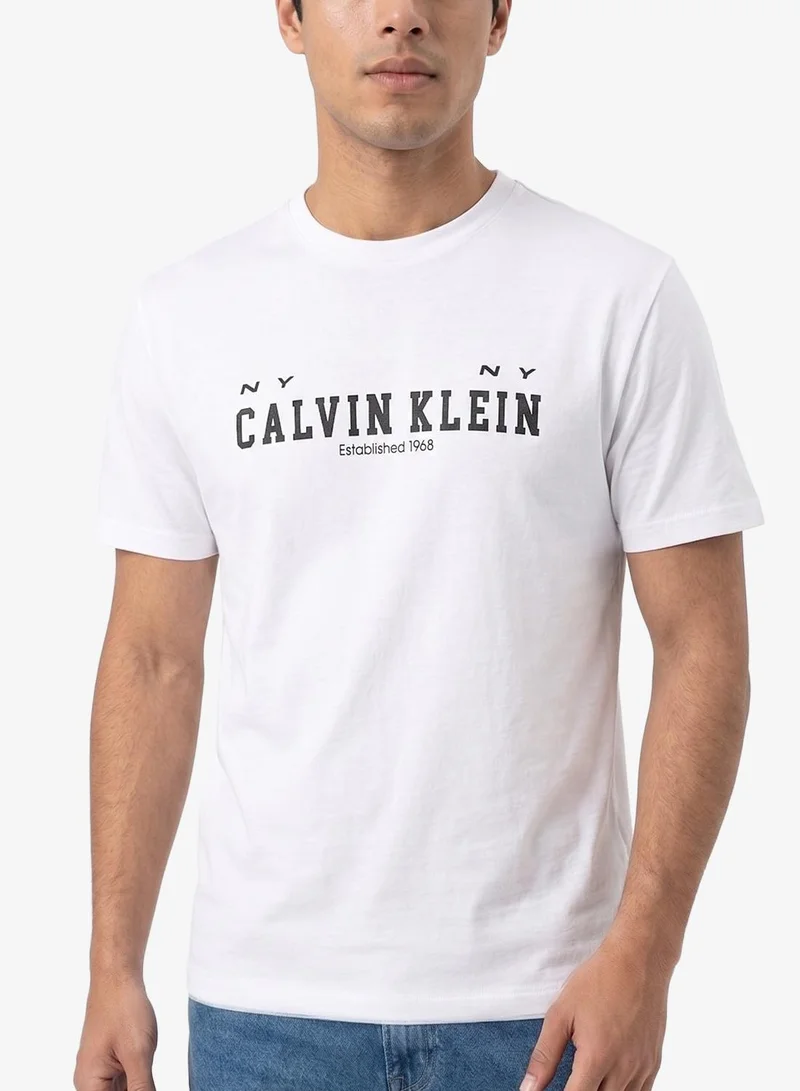 Calvin Klein Jeans  Graphic Short Sleeve T-Shirt for Men | Best Price UAE