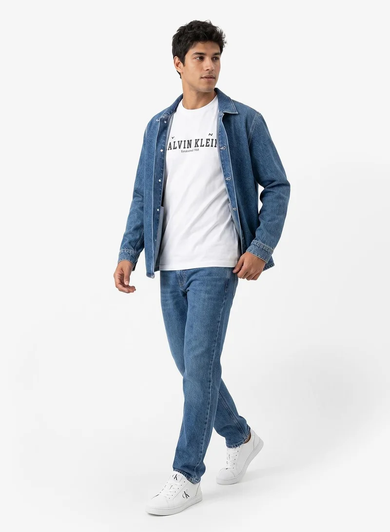 Calvin Klein Jeans  Graphic Short Sleeve T-Shirt for Men | Best Price UAE