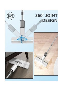AHAKAC Spray Mop with 2 Washable Microfiber Pads-Cleaning Mop with 350ML Refillable Water Tank-Ceramic Floor Mop for Home Kitchen  - Image 3