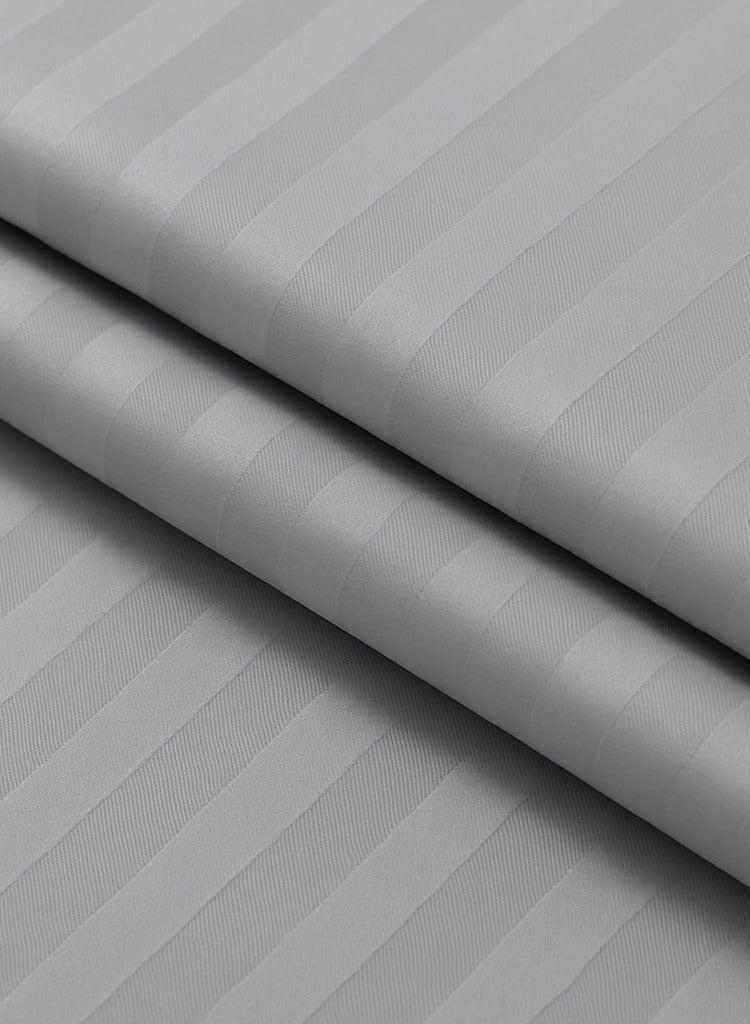 مينج لي طقم مفرش فندقي مزدوج 7 قطع من مايكروفايبر مع حشوة قابلة للفصل – ناعم ومريح يناسب سرير 200×200 سم - Image 4