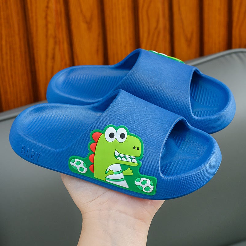 Kids Cartoon Dinosaur Slides - Anti-Slip, Soft Sole, for Boys and Girls - Image 3