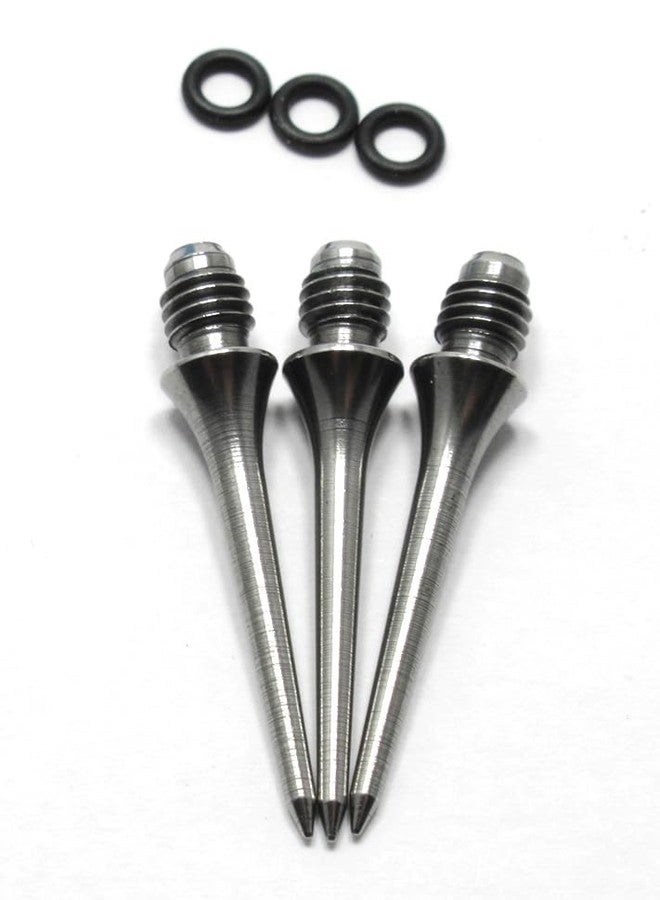 US Darts Carbo Soft Tip Conversion Points - 1 Set (3 Points) - 2BA - Precision Engineered Nose Reduces Deflections + Orings