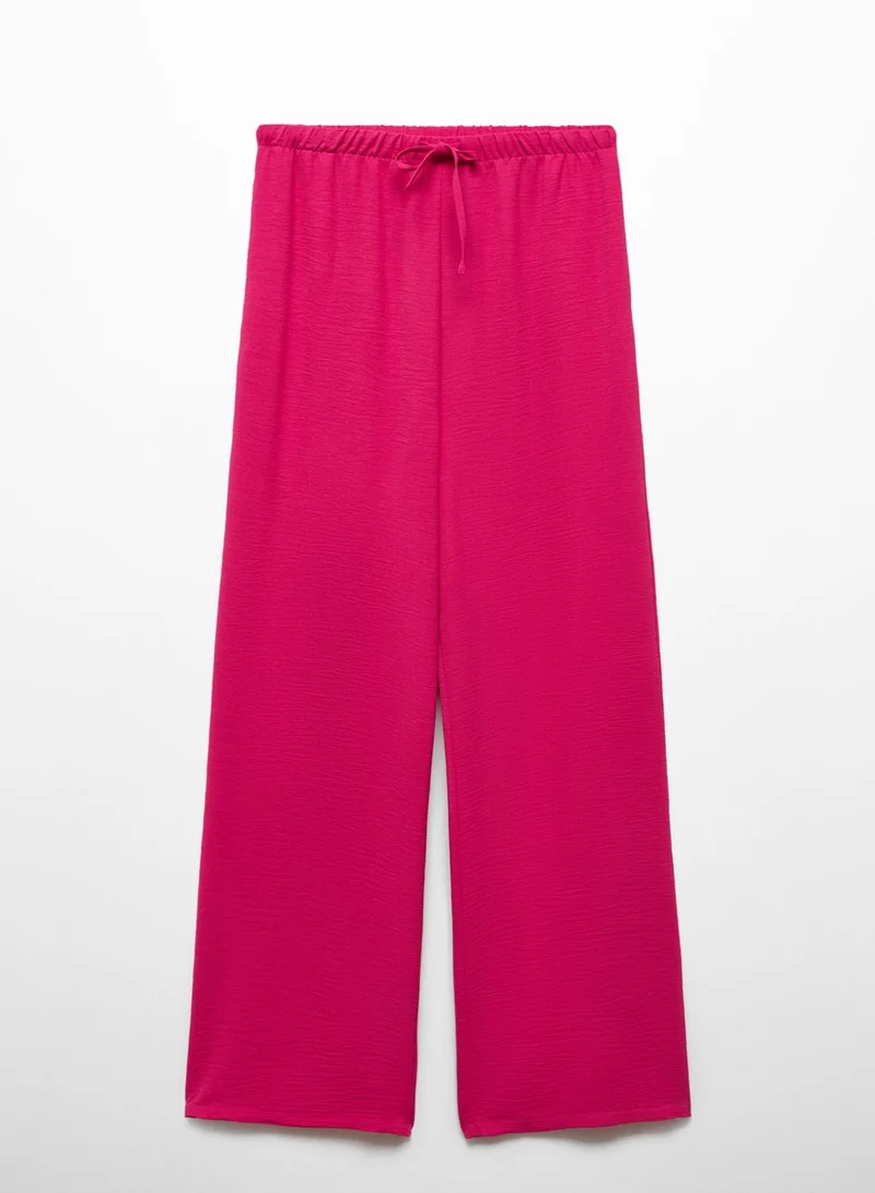 MANGO Wide Leg Pants