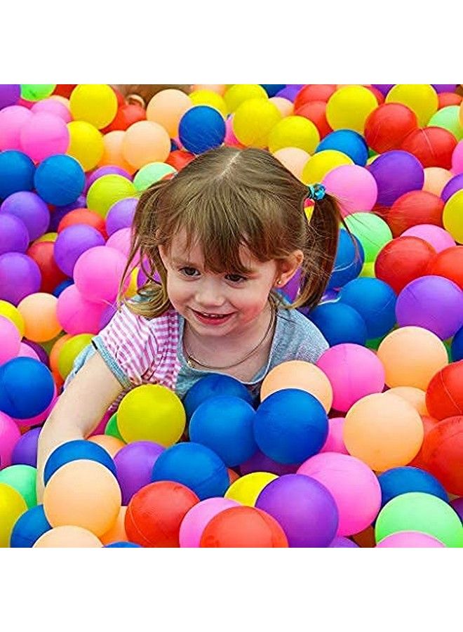 Webby Colourful Large Big Size Plastic Pool Fun Ball For Kids 7Cm Balls (Pack Of 50) - Image 2