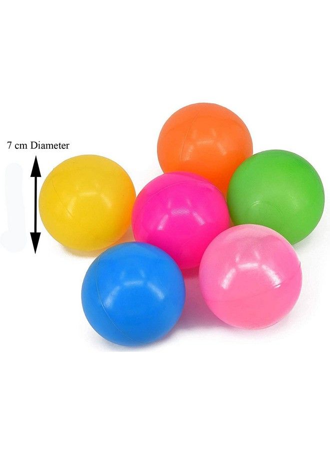 Webby Colourful Large Big Size Plastic Pool Fun Ball For Kids 7Cm Balls (Pack Of 50) - Image 5