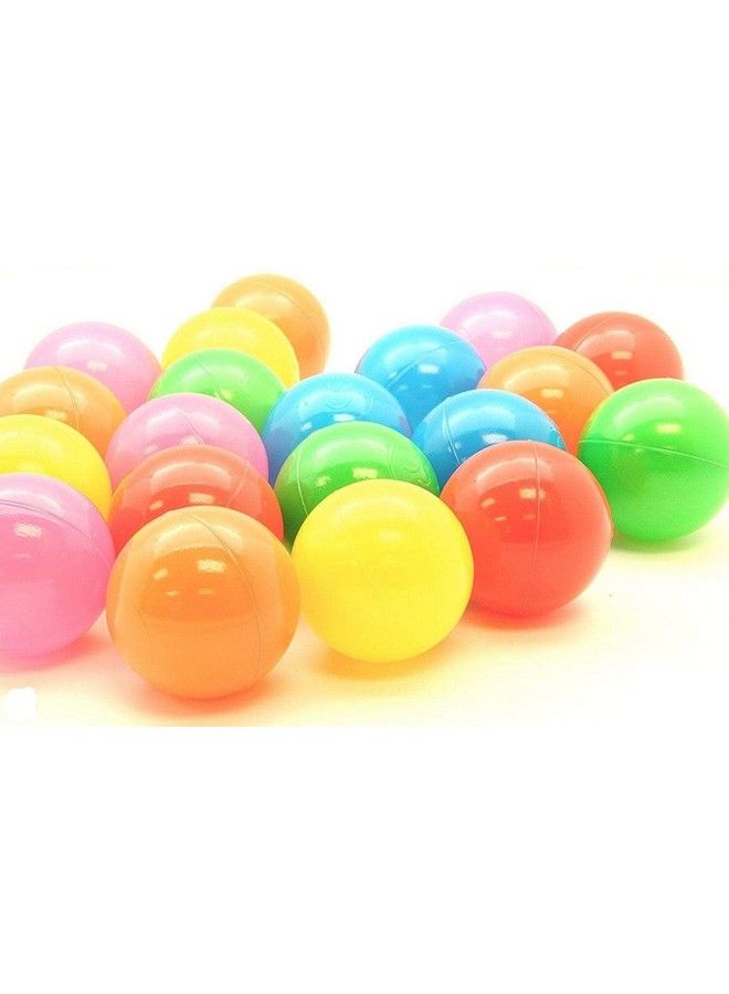 Webby Colourful Large Big Size Plastic Pool Fun Ball For Kids 7Cm Balls (Pack Of 50) - Image 3