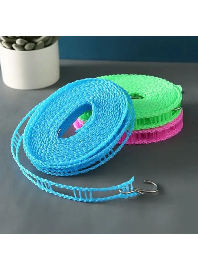 Heavy Duty Portable Outdoor Clothesline With Tensioner Windproof Non Slip Adjustable 19685 Inch Pink - Image 5