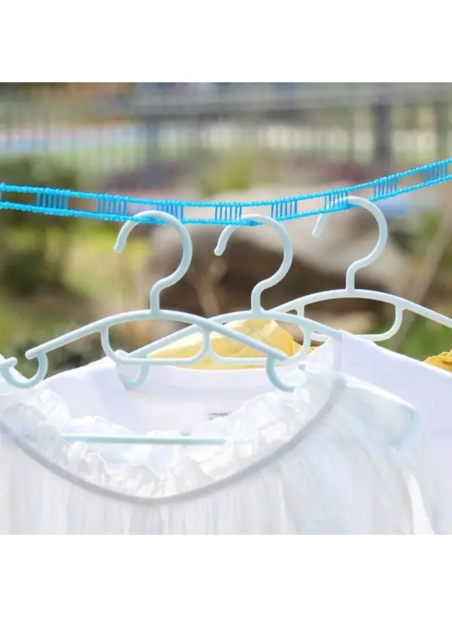 Heavy Duty Portable Outdoor Clothesline With Tensioner Windproof Non Slip Adjustable 19685 Inch Pink - Image 4