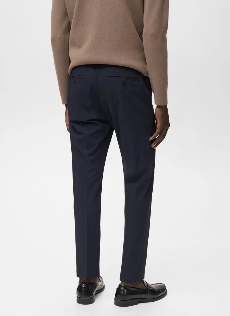 Mango Man Bologna slim-fit comfort-stretch trousers