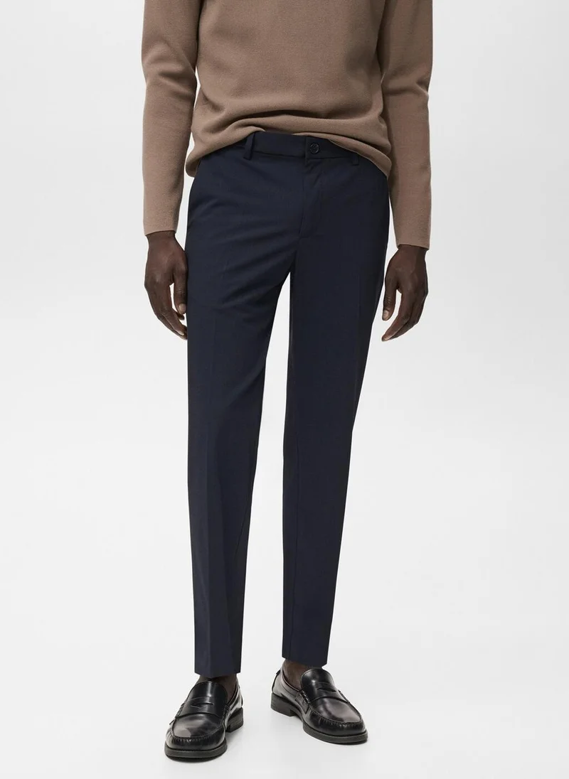 Mango Man Bologna slim-fit comfort-stretch trousers