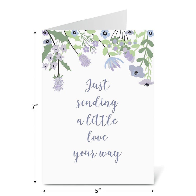 Current Caring Get Well Cards - Get Well Soon Cards Assortment - Set of 20, 10 Unique Designs, Large 5 x 7 Inch Cards, Sentiments Inside, For Women - Image 5