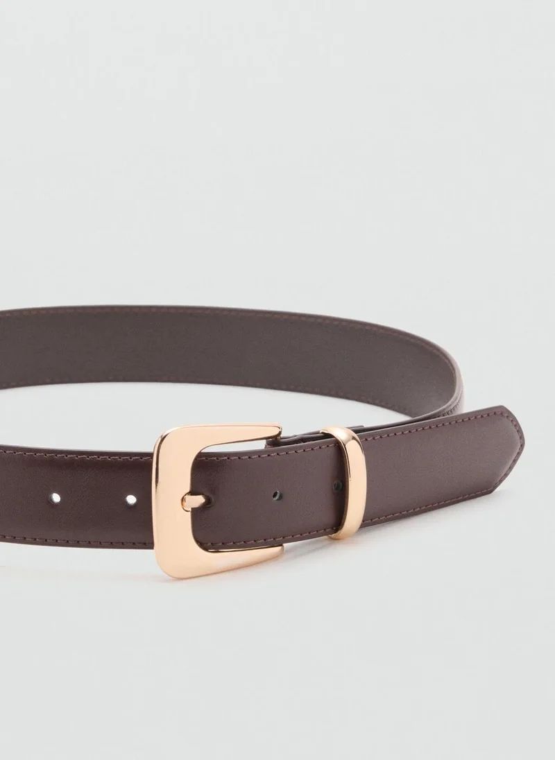 MANGO  Metal buckle belt for Women | Best Price UAE