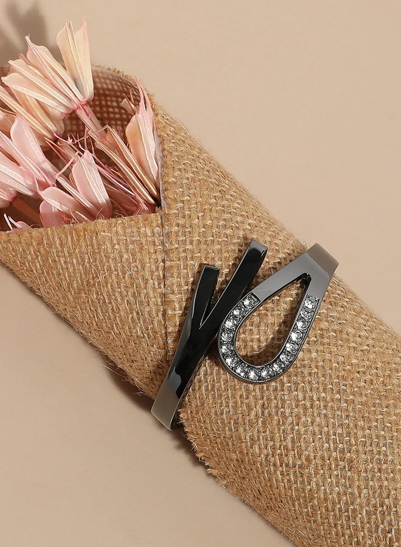 SOHI Embellished Bow Artificial Bracelet Jewellery