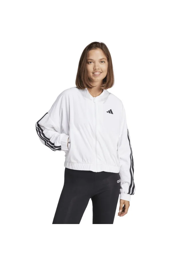 اديداس adidas W 3S WV BOMBER White Training JACKETS for Women - 2XS