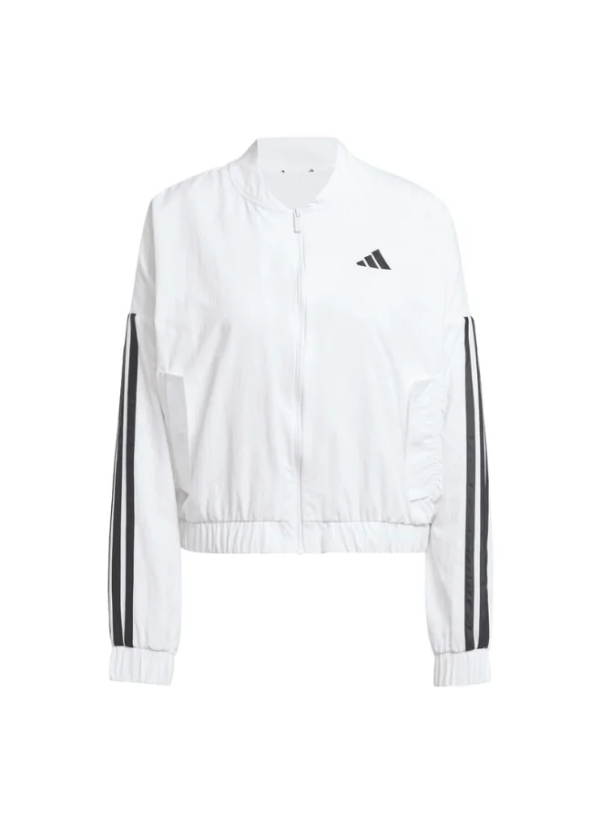 اديداس adidas W 3S WV BOMBER White Training JACKETS for Women - 2XS