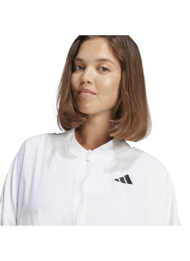 Adidas adidas W 3S WV BOMBER White Training JACKETS for Women - 2XS  - Image 4