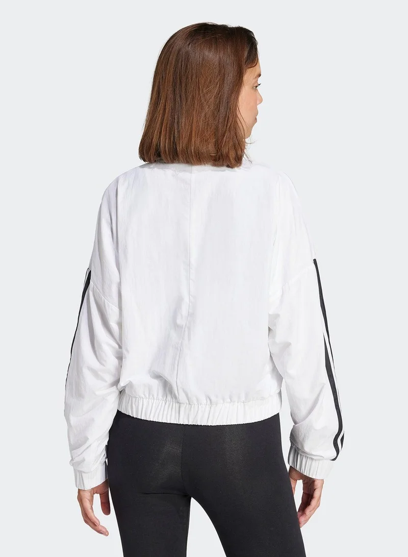 Adidas W 3S WV BOMBER White Training JACKETS for Women - 2XS