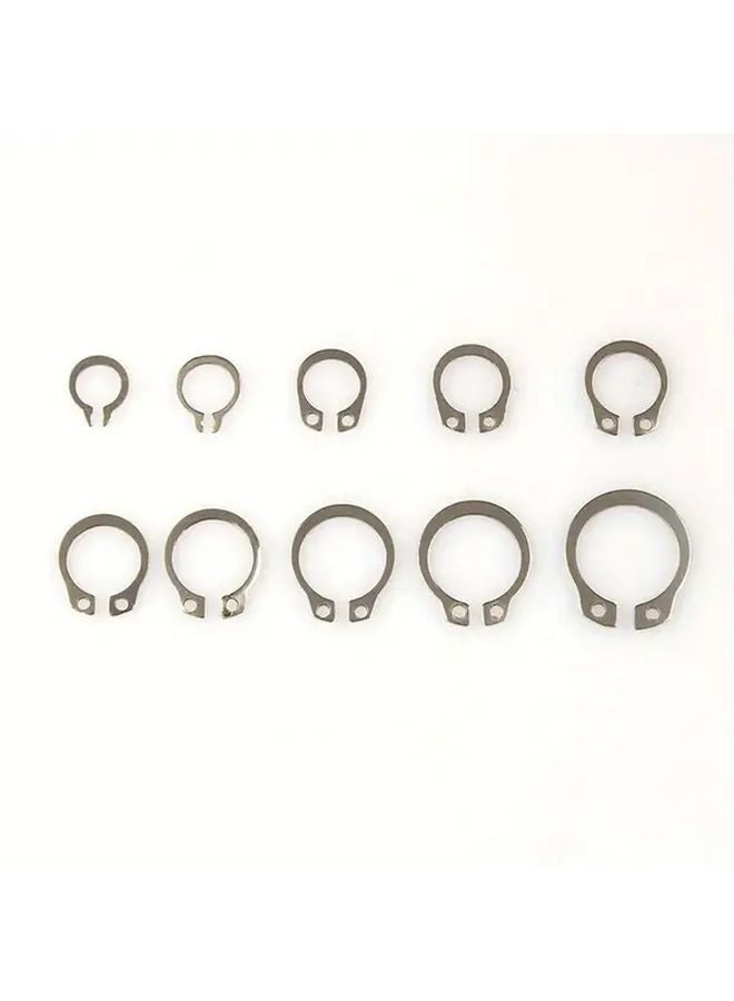 304 Stainless Steel Rust Resistant Lock Ring Set 100Pcs with Storage Box for Home Outdoor - Image 4