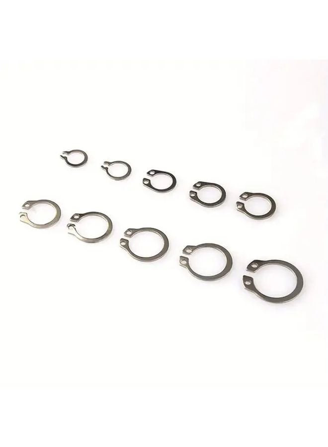 304 Stainless Steel Rust Resistant Lock Ring Set 100Pcs with Storage Box for Home Outdoor - Image 5