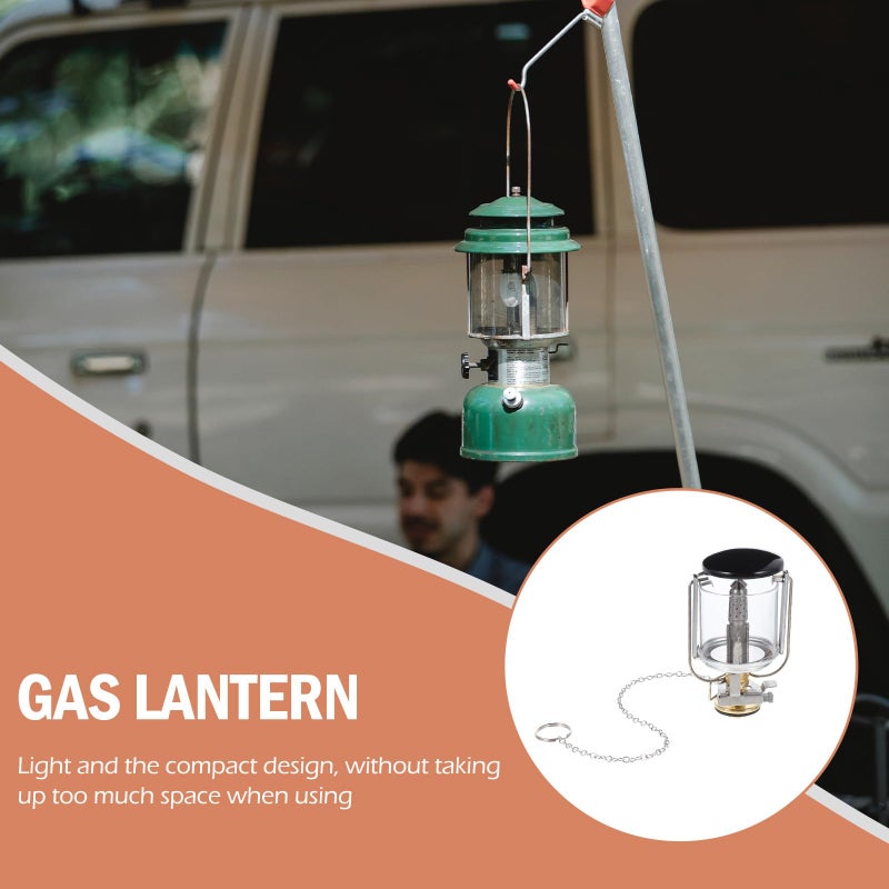 Portable Camping Lantern Propane Gas Powered Light Outdoor Emergency Lamp With Storage Bag - Image 5